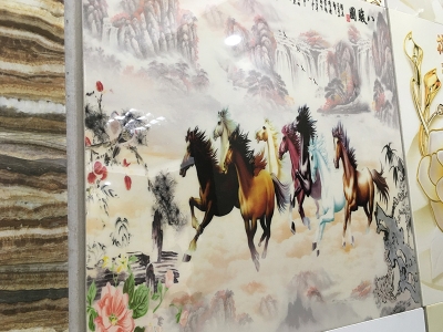 瓷磚背景墻打印效果